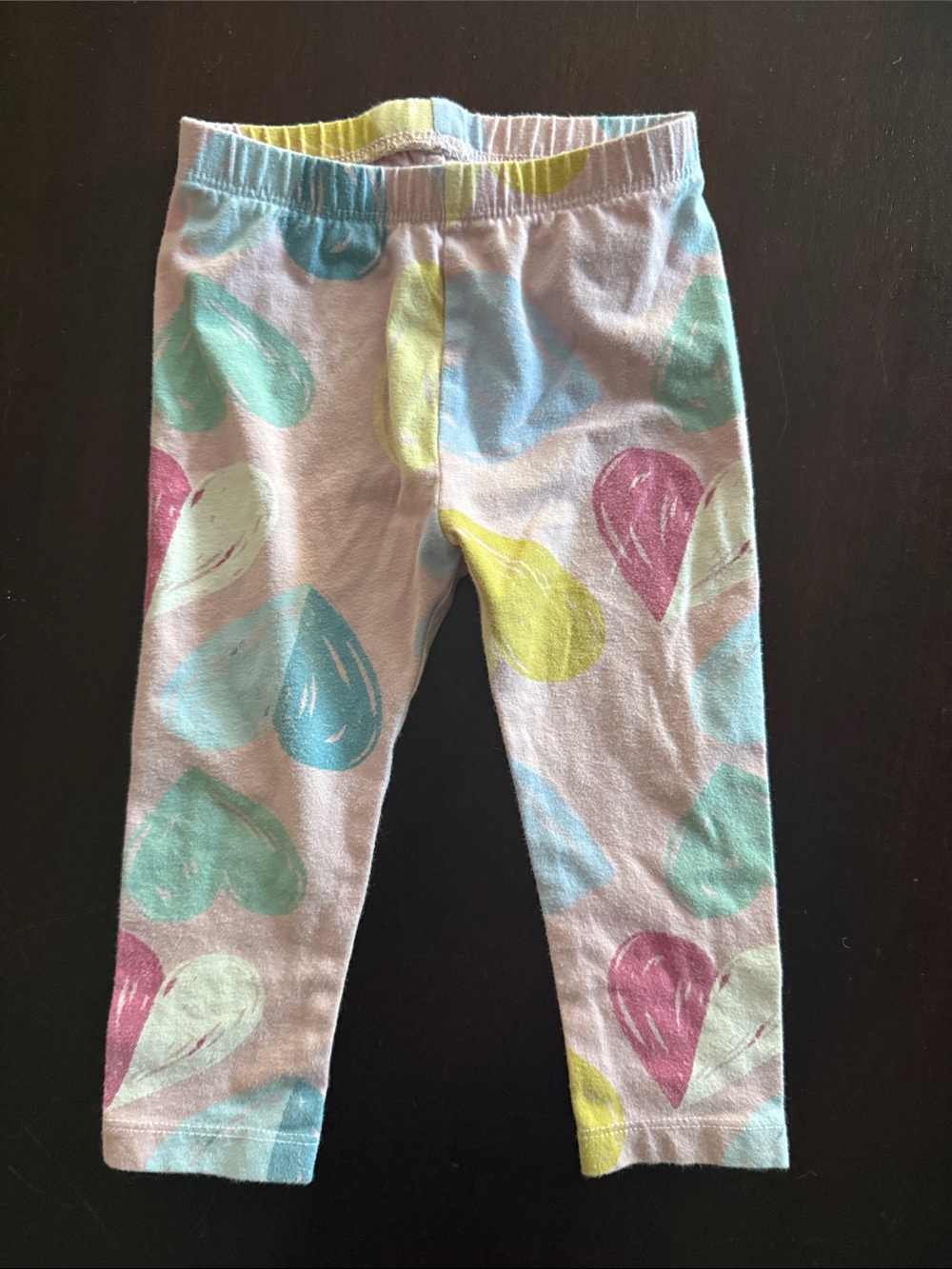 GAP Pastel Heart Print Leggings - Multicolor